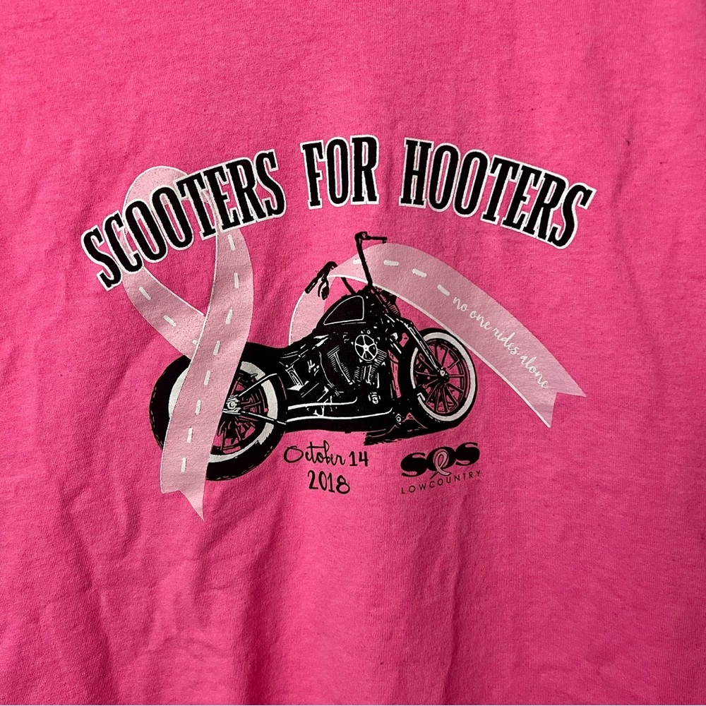 Pink Breast Cancer Awareness Motorcycle Charity Event Women’s Tee